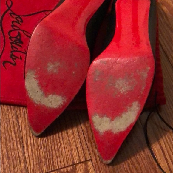 Christian Louboutin 85mm Black Heels - Picture 5 of 6